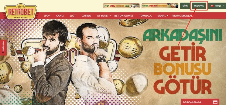 RETROBET GIRIŞ